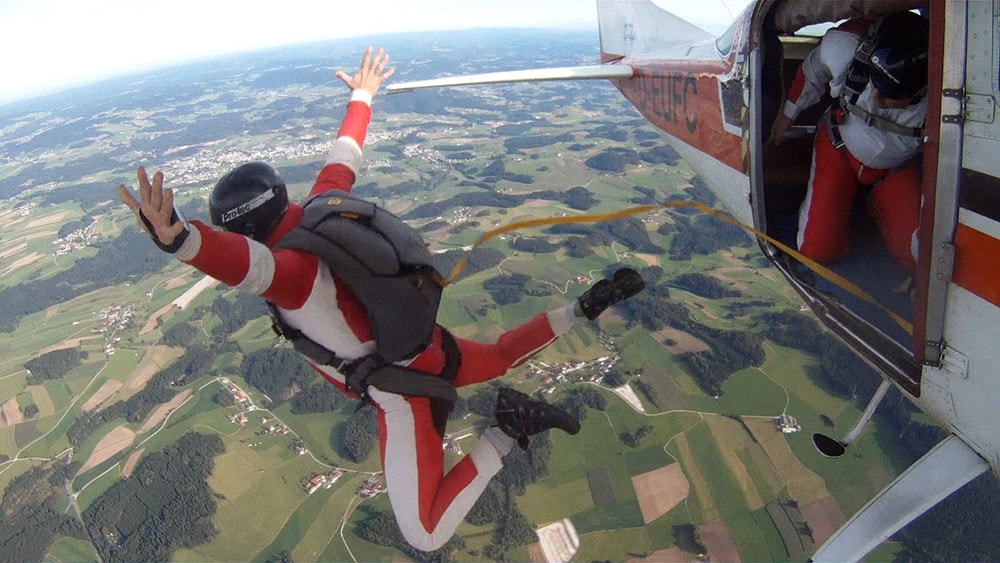 Fallschirmspringen in Österreich lernen