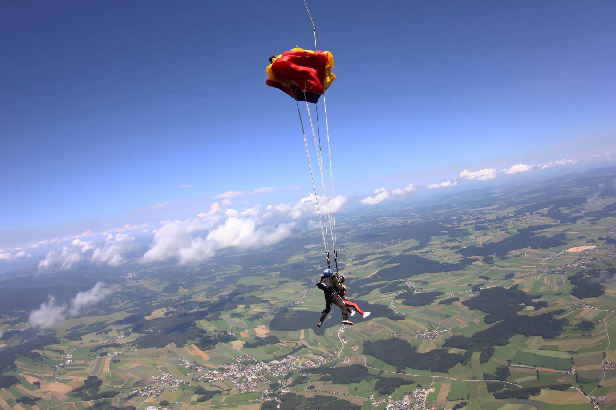 Professioneller Fallschirmsprung nahe Linz - Skydive Freistadt